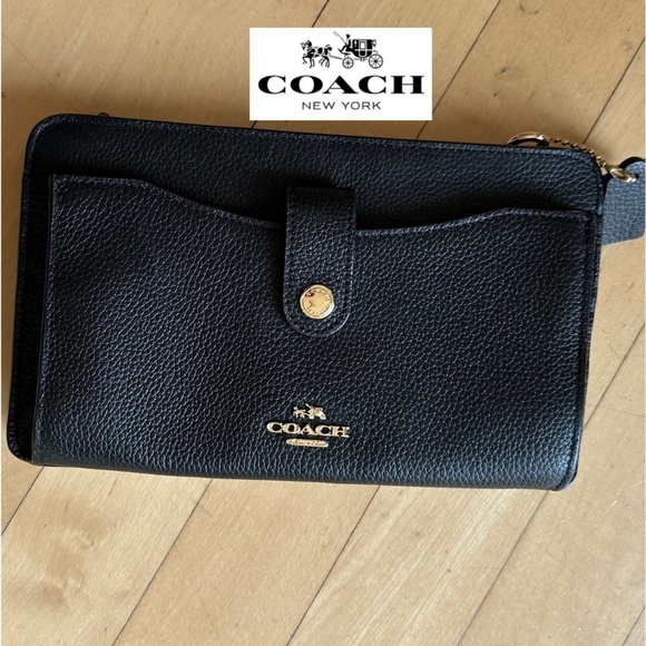 Like New COACH black crossbody* clutch/wallet option , CB2310 - Picture 8 of 8